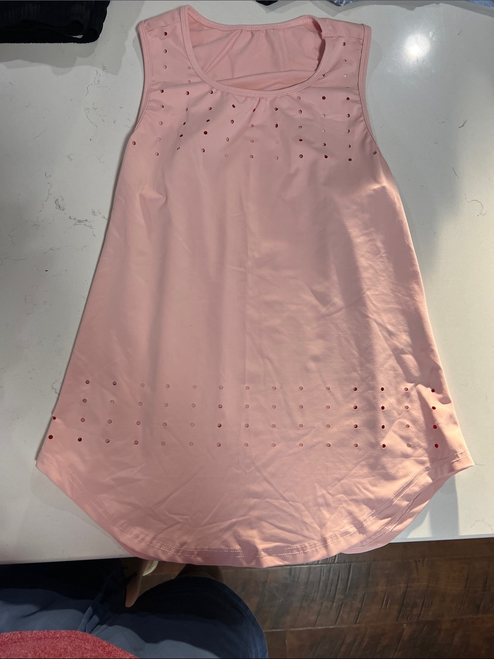 SHEIN Light Pink A-Line Studded Women’s Skirt